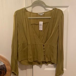 American Eagle green blouse!